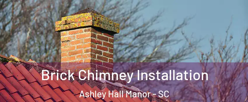 Brick Chimney Installation Ashley Hall Manor - SC