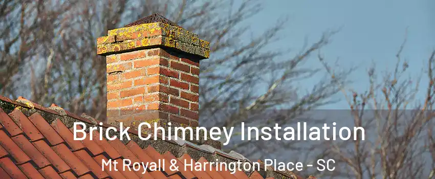 Brick Chimney Installation Mt Royall & Harrington Place - SC