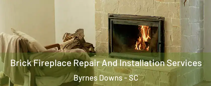 Brick Fireplace Repair And Installation Services Byrnes Downs - SC