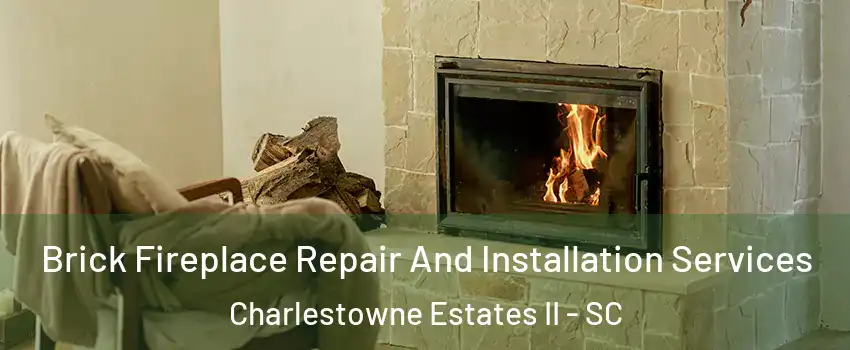 Brick Fireplace Repair And Installation Services Charlestowne Estates II - SC