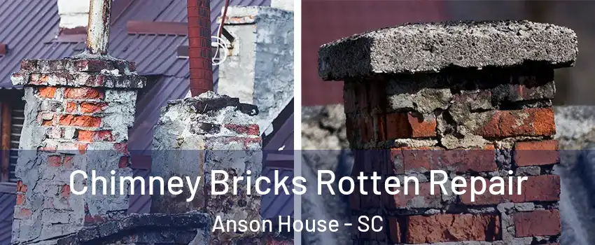 Chimney Bricks Rotten Repair Anson House - SC