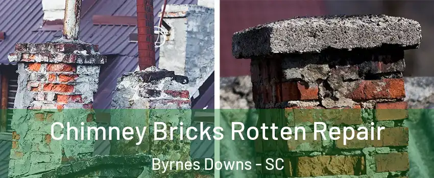 Chimney Bricks Rotten Repair Byrnes Downs - SC