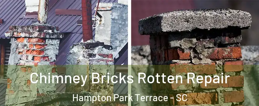 Chimney Bricks Rotten Repair Hampton Park Terrace - SC