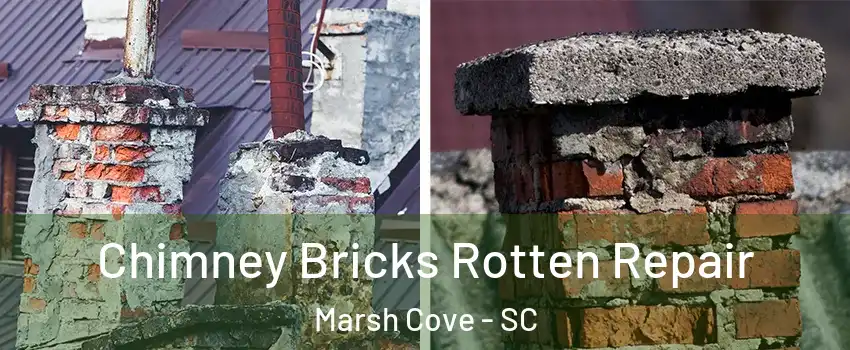 Chimney Bricks Rotten Repair Marsh Cove - SC