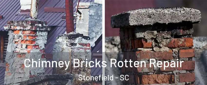 Chimney Bricks Rotten Repair Stonefield - SC