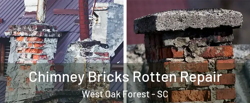 Chimney Bricks Rotten Repair West Oak Forest - SC