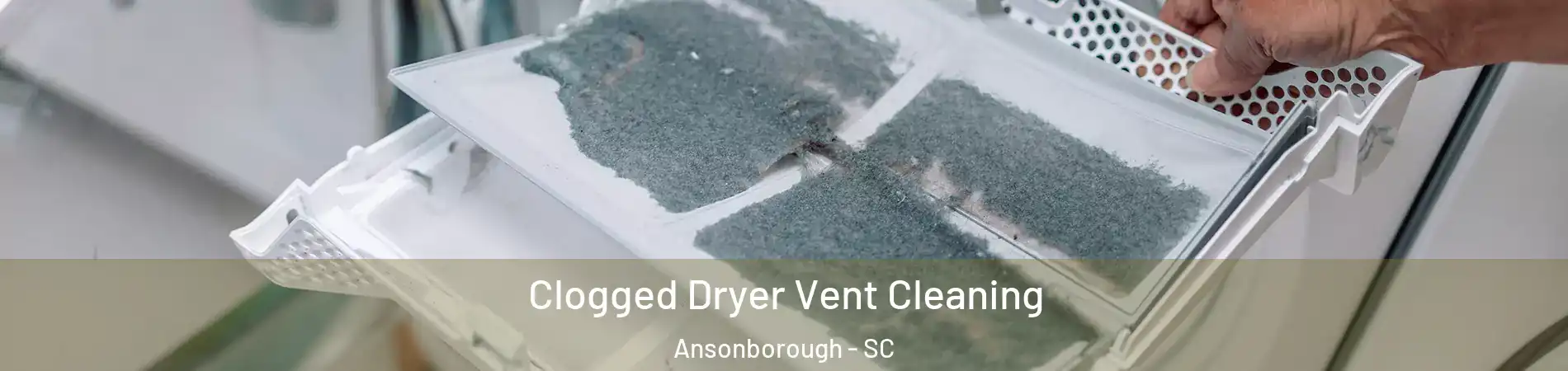 Clogged Dryer Vent Cleaning Ansonborough - SC