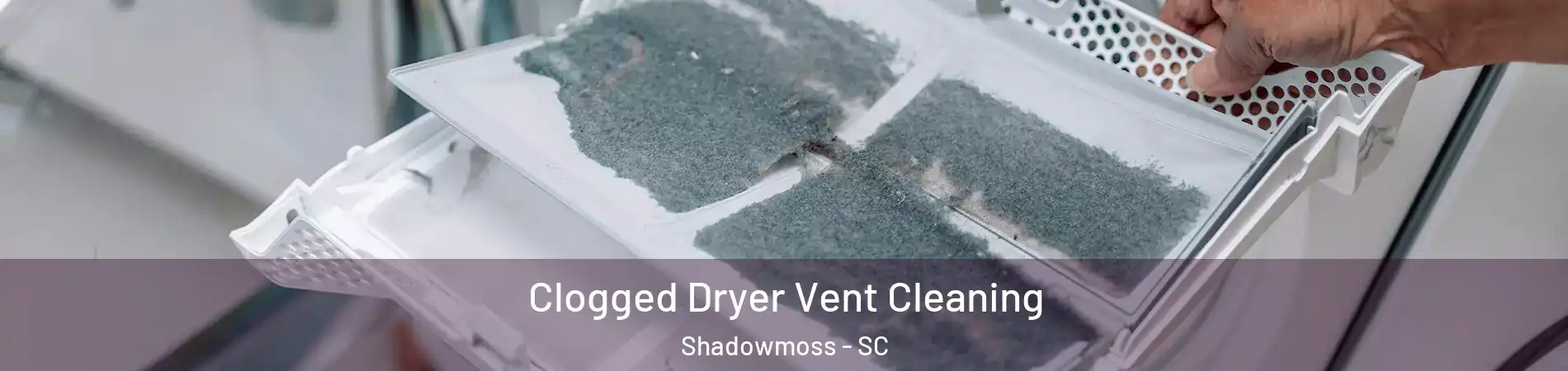 Clogged Dryer Vent Cleaning Shadowmoss - SC