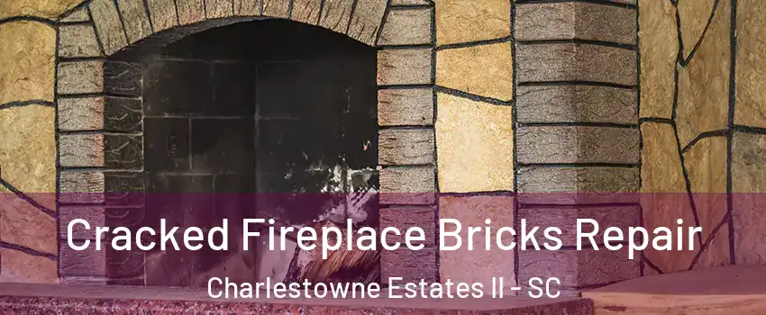 Cracked Fireplace Bricks Repair Charlestowne Estates II - SC