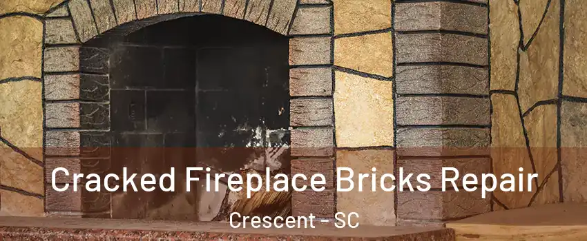 Cracked Fireplace Bricks Repair Crescent - SC