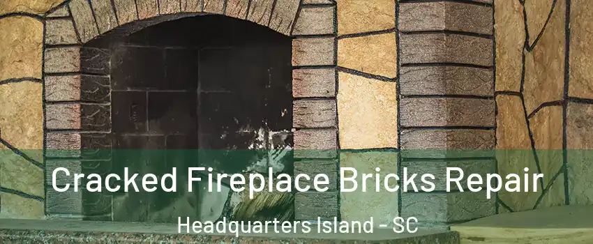 Cracked Fireplace Bricks Repair Headquarters Island - SC