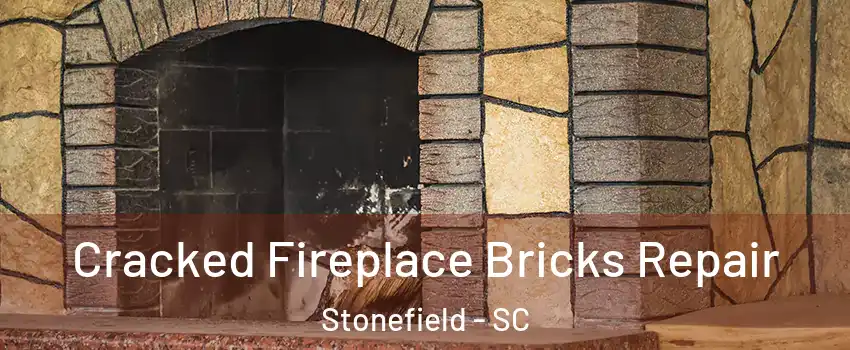 Cracked Fireplace Bricks Repair Stonefield - SC