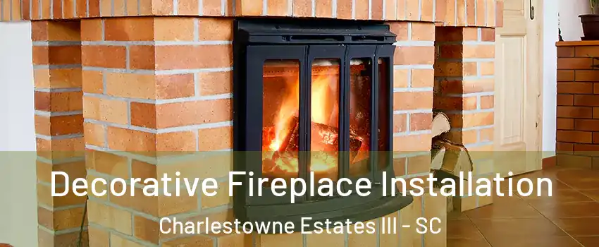 Decorative Fireplace Installation Charlestowne Estates III - SC