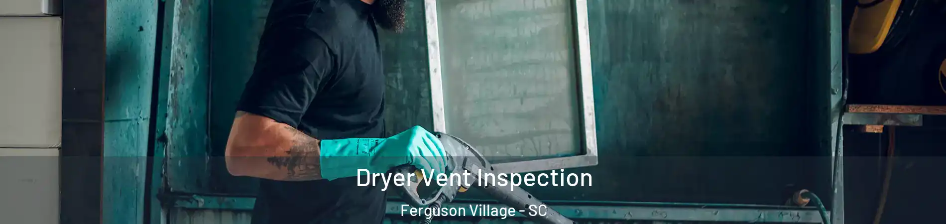 Dryer Vent Inspection Ferguson Village - SC