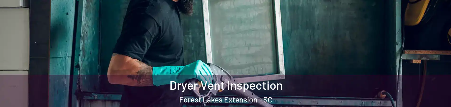 Dryer Vent Inspection Forest Lakes Extension - SC