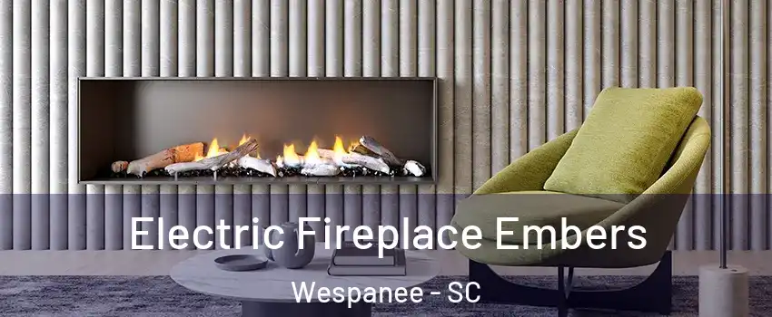 Electric Fireplace Embers Wespanee - SC