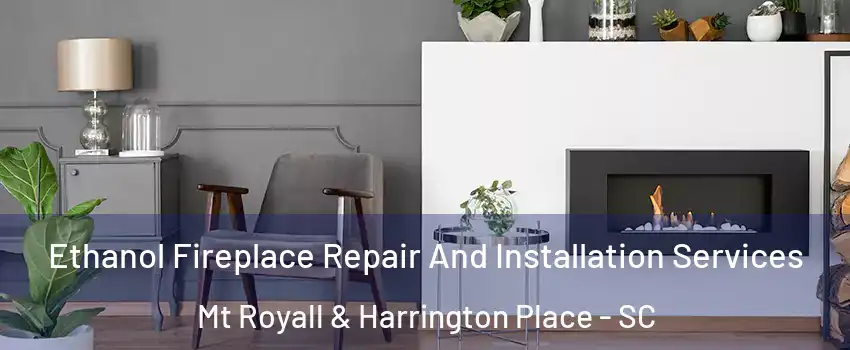 Ethanol Fireplace Repair And Installation Services Mt Royall & Harrington Place - SC