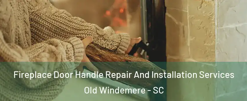 Fireplace Door Handle Repair And Installation Services Old Windemere - SC