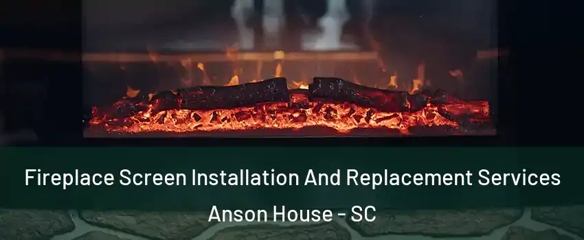 Fireplace Screen Installation And Replacement Services Anson House - SC