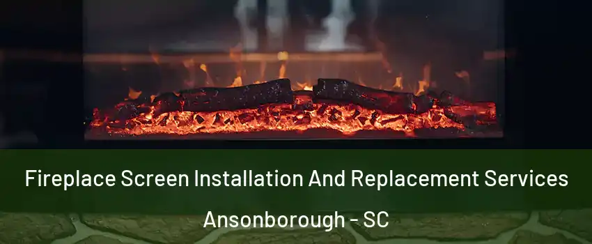 Fireplace Screen Installation And Replacement Services Ansonborough - SC