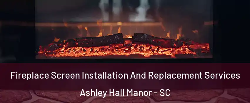 Fireplace Screen Installation And Replacement Services Ashley Hall Manor - SC