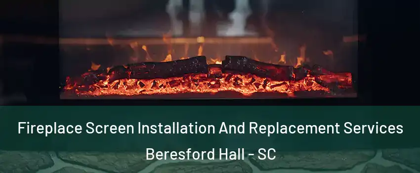 Fireplace Screen Installation And Replacement Services Beresford Hall - SC