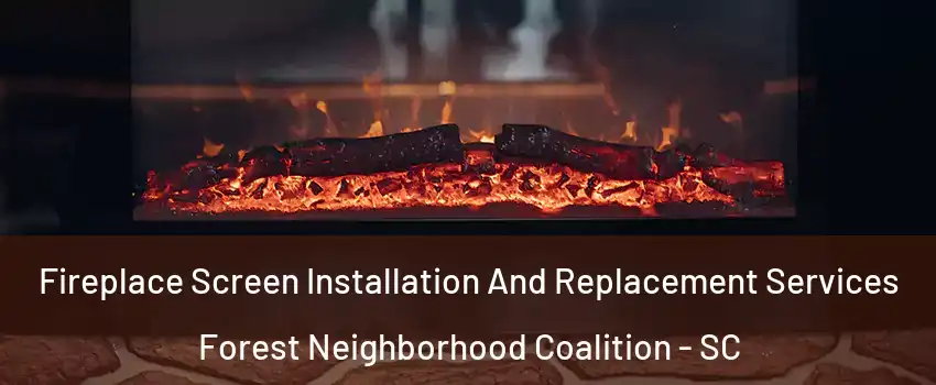 Fireplace Screen Installation And Replacement Services Forest Neighborhood Coalition - SC