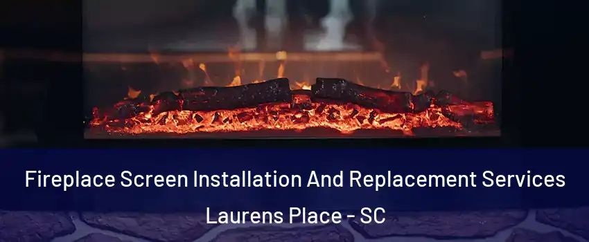 Fireplace Screen Installation And Replacement Services Laurens Place - SC