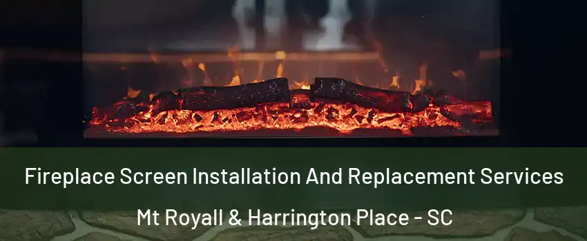 Fireplace Screen Installation And Replacement Services Mt Royall & Harrington Place - SC