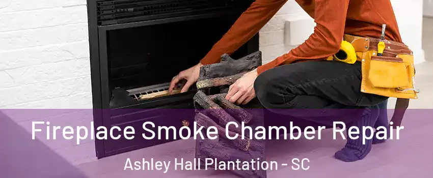 Fireplace Smoke Chamber Repair Ashley Hall Plantation - SC