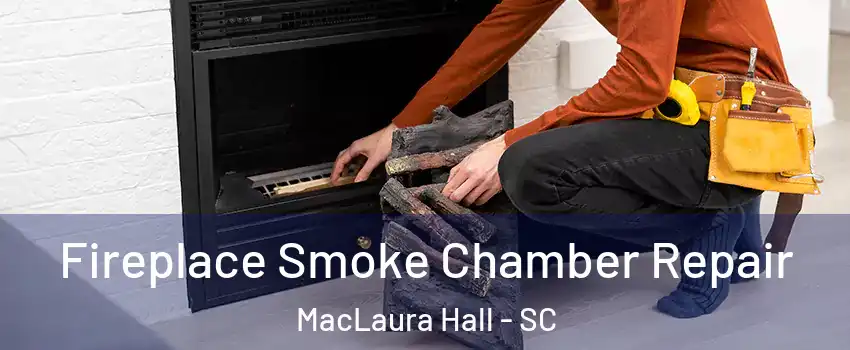 Fireplace Smoke Chamber Repair MacLaura Hall - SC