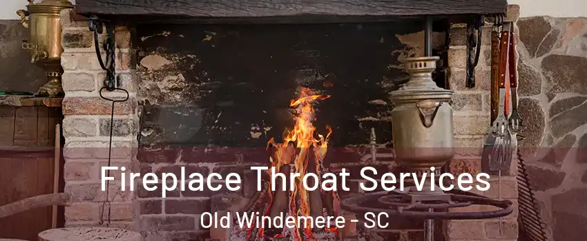 Fireplace Throat Services Old Windemere - SC