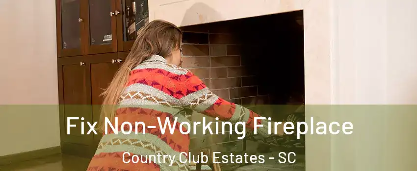 Fix Non-Working Fireplace Country Club Estates - SC