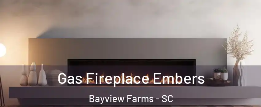 Gas Fireplace Embers Bayview Farms - SC