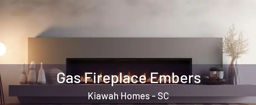 Gas Fireplace Embers Kiawah Homes - SC