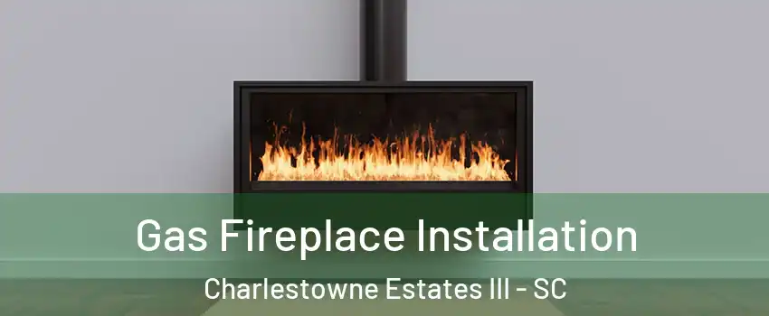 Gas Fireplace Installation Charlestowne Estates III - SC