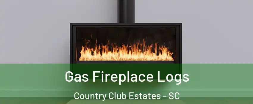 Gas Fireplace Logs Country Club Estates - SC