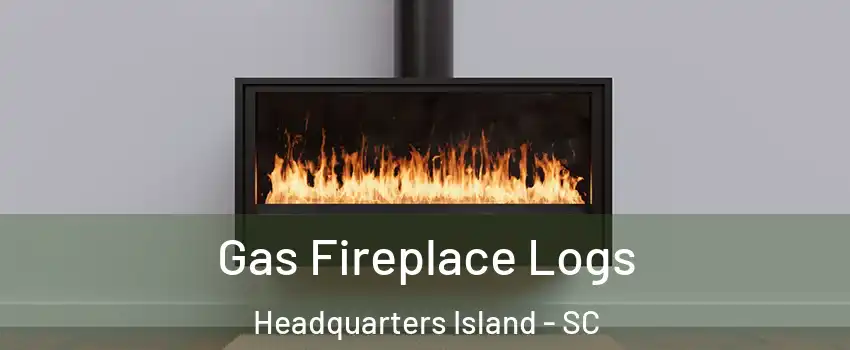 Gas Fireplace Logs Headquarters Island - SC