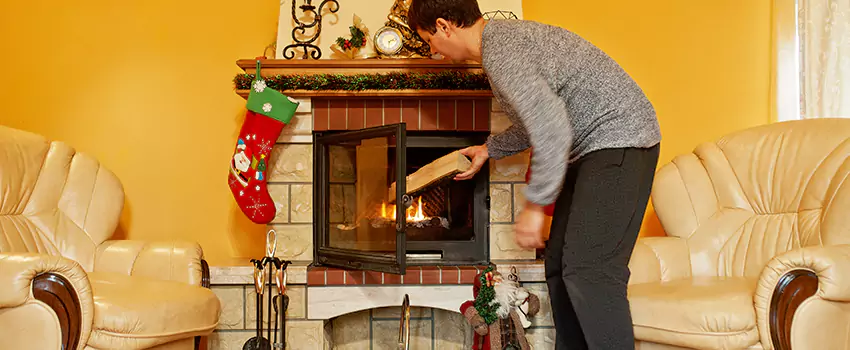 Rusted Metal Fireplace Restoration in Stonefield, South Carolina