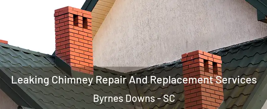 Leaking Chimney Repair And Replacement Services Byrnes Downs - SC