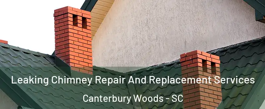 Leaking Chimney Repair And Replacement Services Canterbury Woods - SC