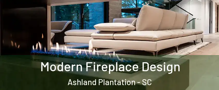 Modern Fireplace Design Ashland Plantation - SC