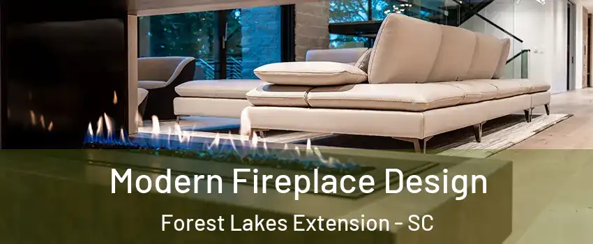 Modern Fireplace Design Forest Lakes Extension - SC