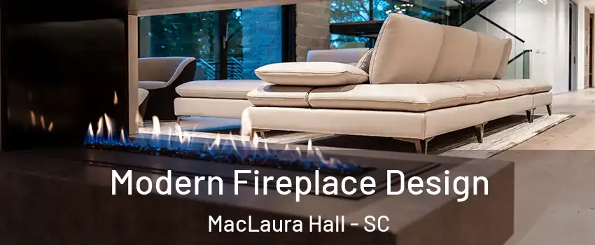 Modern Fireplace Design MacLaura Hall - SC