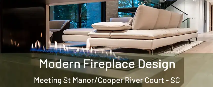 Modern Fireplace Design Meeting St Manor/Cooper River Court - SC