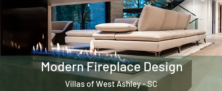 Modern Fireplace Design Villas of West Ashley - SC