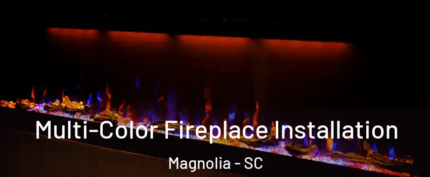 Multi-Color Fireplace Installation Magnolia - SC