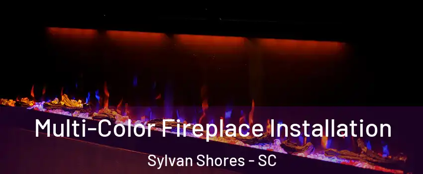 Multi-Color Fireplace Installation Sylvan Shores - SC