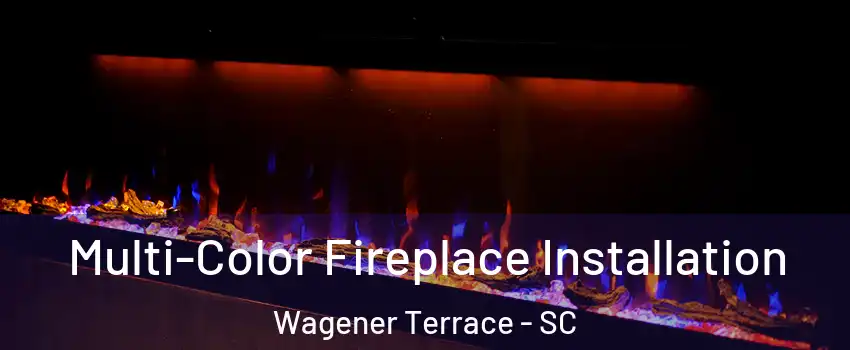 Multi-Color Fireplace Installation Wagener Terrace - SC