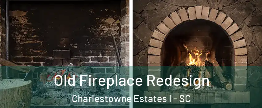 Old Fireplace Redesign Charlestowne Estates I - SC